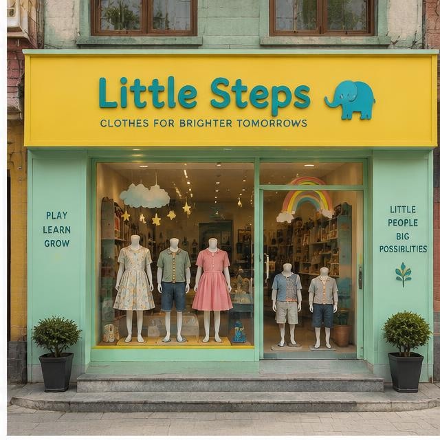 Little Steps Kidswear storefront