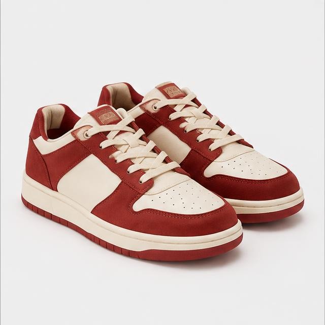 Crimson Court Sneakers